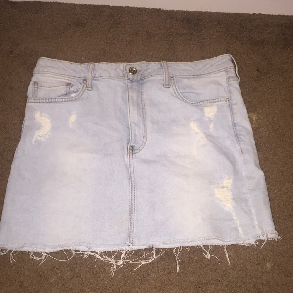 jean skirt